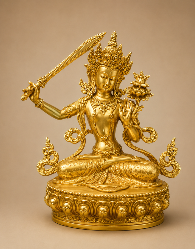 Aureate Green Tara Statue 