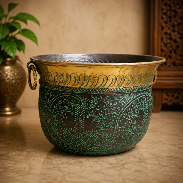 Éclat Verdigris Planter 