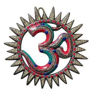 Sacred Om Mosaic Wall Art