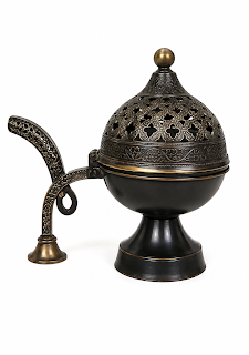 Black Antique Brass Frankincense Burner
