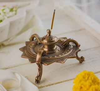 Luxury Brass Ritual Incense Holder