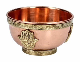 Copper Hamsa Ritual Bowl