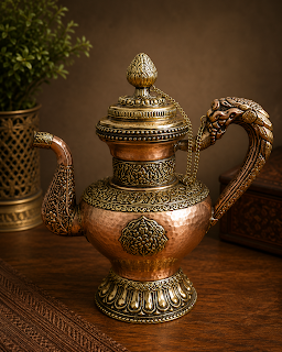 Vintage Copper Heritage Teapot