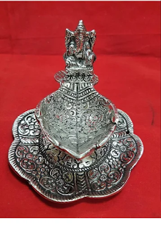 Incense Stick Agarbatti Stand Ganesh Leaf Shape