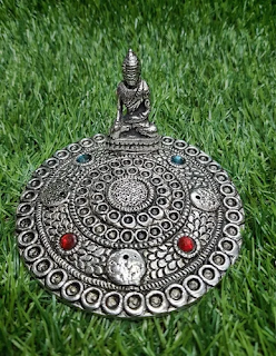 Aluminium Buddha Incense Holder