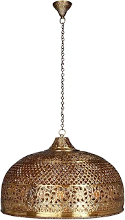  Brass Vintage Lamp Wall Hanging 