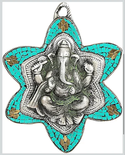 Metal Ganesha Wall Hanging 