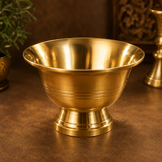 Luxury Brass Sacred Offering Bowl