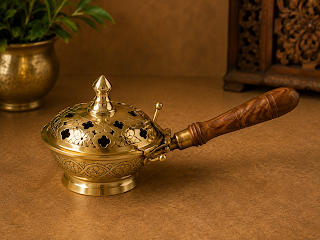 Brass Frankincense & Myrrh Burner
