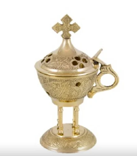 Handcrafted Brass Christian Incense Censer